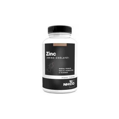 NHCO Zinc Amino-Chélaté - Complément Alimentaire pour Immunité & Peau - 84 Gélules - Publicité NHCO Zinc Amino-Chélaté - Complément Alimentaire pour Immunité & Peau - 84 Gélules - Publicité