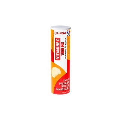 Upsa Vitamine C 1000mg à Croquer - Supplément de Vitamine C - Publicité Upsa Vitamine C 1000mg à Croquer - Supplément de Vitamine C - Publicité