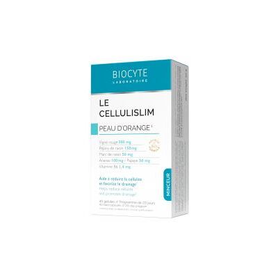 Biocyte Le Cellulislim Peau d'Orange 40 Gélules - Boîte - Publicité Biocyte Le Cellulislim Peau d'Orange 40 Gélules - Boîte - Publicité