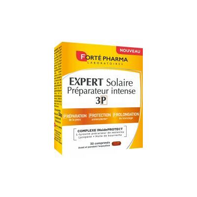 Forté Pharma Expert Solaire Préparateur Intense 3P - Complément alimentaire - Publicité Forté Pharma Expert Solaire Préparateur Intense 3P - Complément alimentaire - Publicité