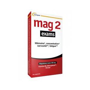 MAG 2 Exams Mémoire Concentration Fatigue 30 comprimés - Boîte