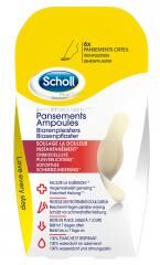 Scholl Pansements Ampoules Petit Format X6 Pour Orteils - Boîte 6 pansements