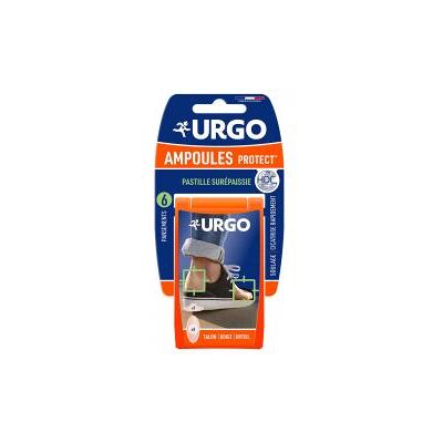 Urgo Ampoules Protect Talon, Doigt, Orteil 6 Unités - Boîte - Publicité Urgo Ampoules Protect Talon, Doigt, Orteil 6 Unités - Boîte - Publicité
