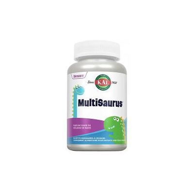 Kal Dinosaure Multisaurus - 60 Comprimés à Croquer - Complément alimentaire pour enfants - Publicité Kal Dinosaure Multisaurus - 60 Comprimés à Croquer - Complément alimentaire pour enfants - Publicité