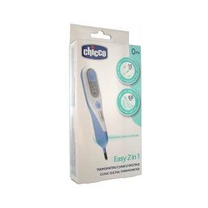 Chicco Thermomètre Digital Easy 2 en 1 - Rectal et Axillaire - Boîte 1 thermomètre