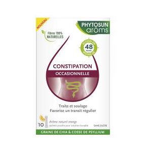 Phytosun Arôms Constipation Occasionnelle 10 Sachets - Boîte 10 Sachets poudre pour solution buvable