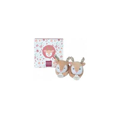 Doudou et Compagnie Elea le Renne Chaussons (1 Doudou + 1 Boite) - Boîte 1 paire de chaussons - Publicité Doudou et Compagnie Elea le Renne Chaussons (1 Doudou + 1 Boite) - Boîte 1 paire de chaussons - Publicité