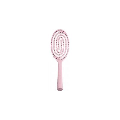 Brushworks Brosse Démêlante Ovale Flexible - Etui - Publicité Brushworks Brosse Démêlante Ovale Flexible - Etui - Publicité