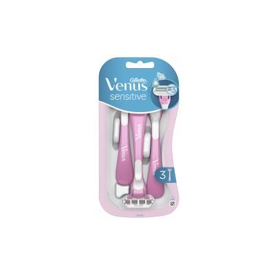Gillette Venus Rasoir Sensitive Jetable - Blister 3 rasoirs - Publicité Gillette Venus Rasoir Sensitive Jetable - Blister 3 rasoirs - Publicité