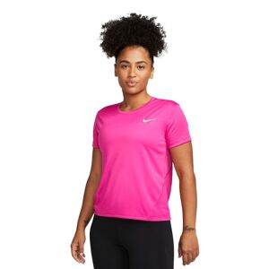 Nike Miler Women's Running T-Shirt - SP23 Pink X Small femme - Publicité