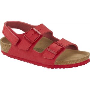 Birkenstock Milano Kids Vegan Birko-Flor Nubuck - Sandales enfant Active Red 34 - Étroit - Publicité