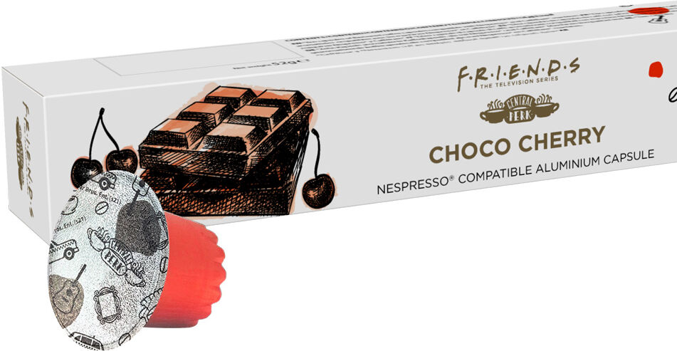 Friends chocolat et aux cerises pour Nespresso. 10 Capsules