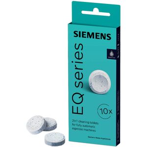 Siemens Tablettes de Nettoyage TZ80001B  - 10 tablettes pour machines espresso EQ.series