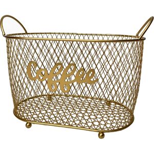 Kaffekapslen Porte-capsule (or) - Kaffekapslen - 26 x 15,4 x 17,8 CM Steel