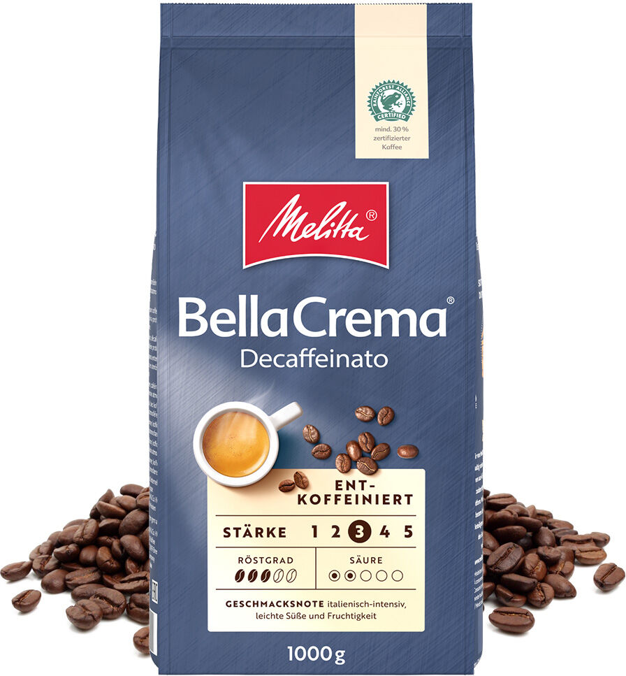 BellaCrema Décaféiné - Melitta - 1 kg café en grains