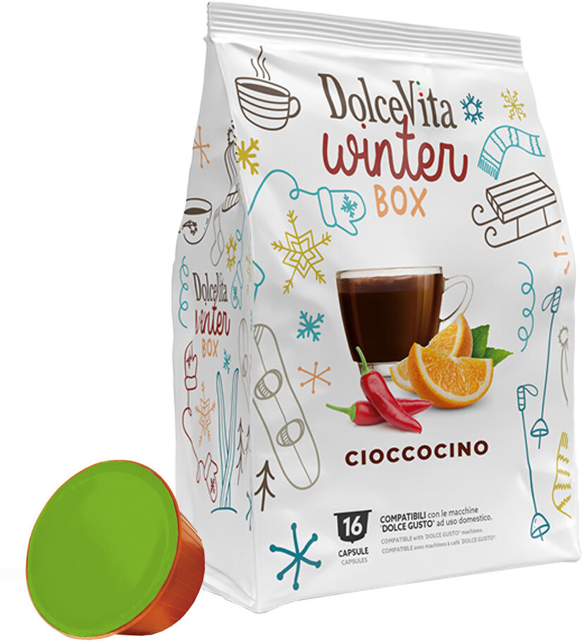 Dolce Vita Cioccocino  pour Dolce Gusto. 16 Capsules