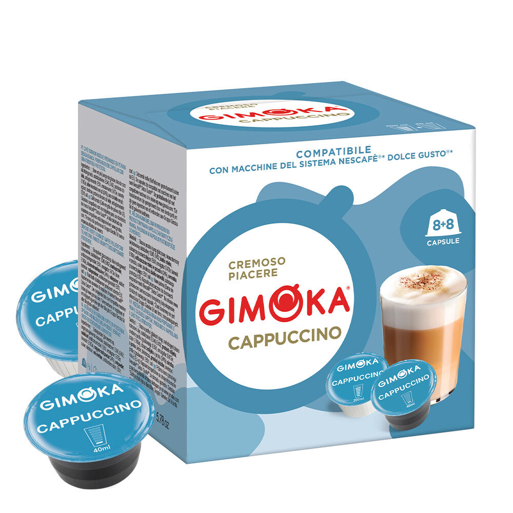 Dolce Gusto Gimoka Cappuccino pour Dolce Gusto. 16 Capsules