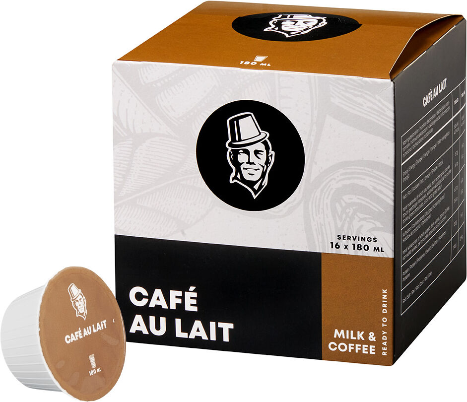 Kaffekapslen Café Au Lait pour Dolce Gusto. 16 Capsules