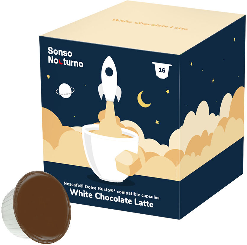 Senso Nocturno White Chocolate Latte pour Dolce Gusto. 16 Capsules