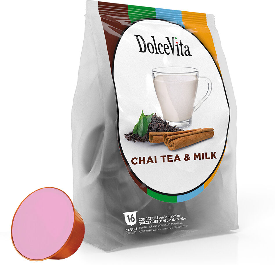 Dolce Vita Chai tea pour Dolce Gusto. 16 Capsules