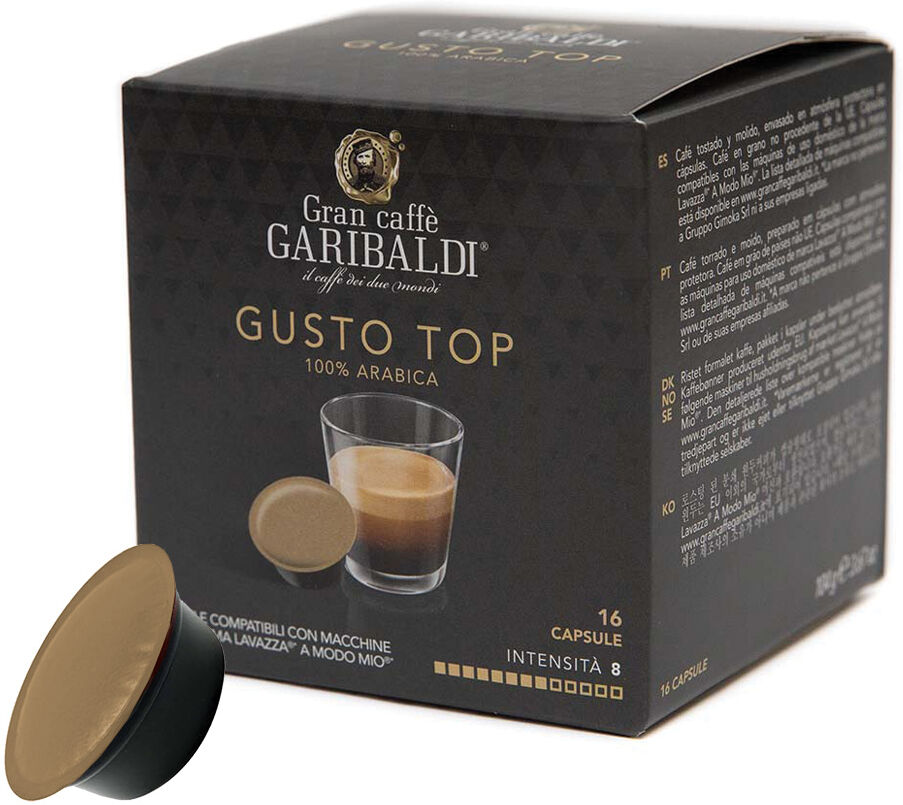 Mitac Garibaldi Gusto Top pour Lavazza a Modo Mio. 16 Capsules