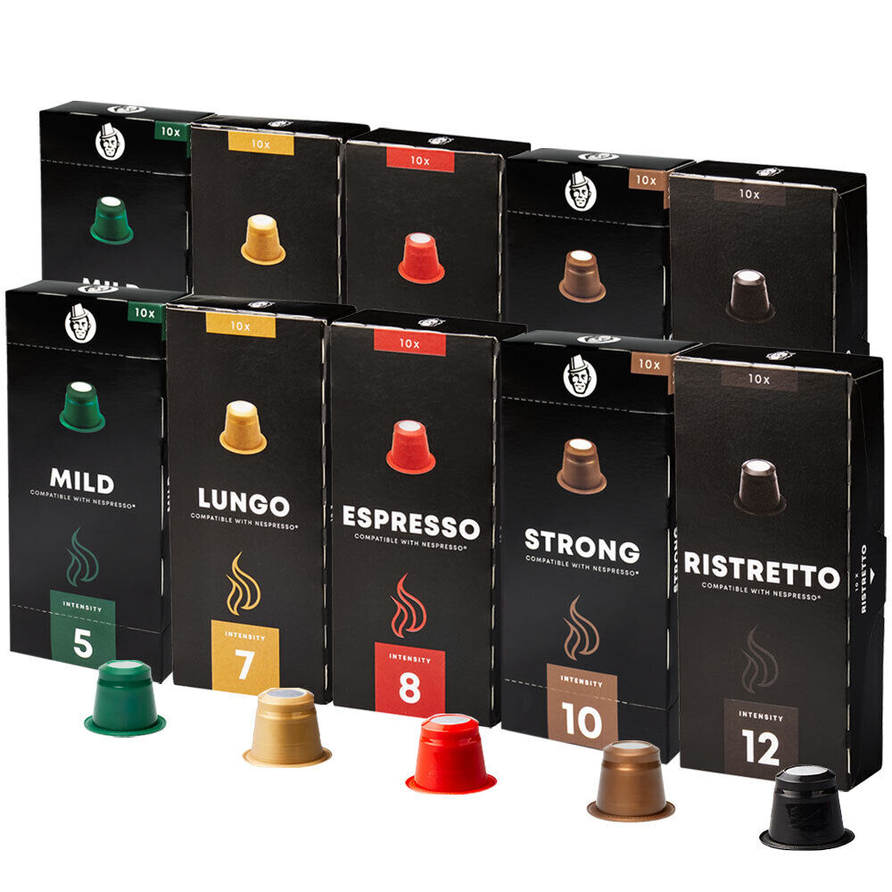 Kaffekapslen Value Mix pour Nespresso. 100 Capsules