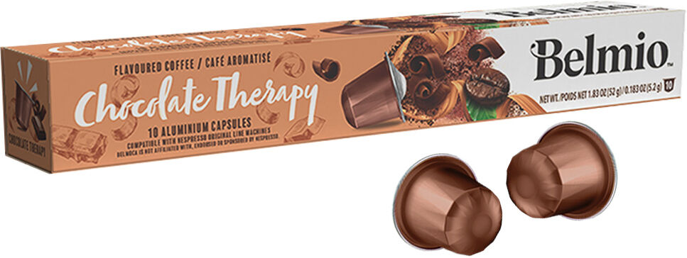 Belmio Chocolate Therapy pour Nespresso. 10 Capsules