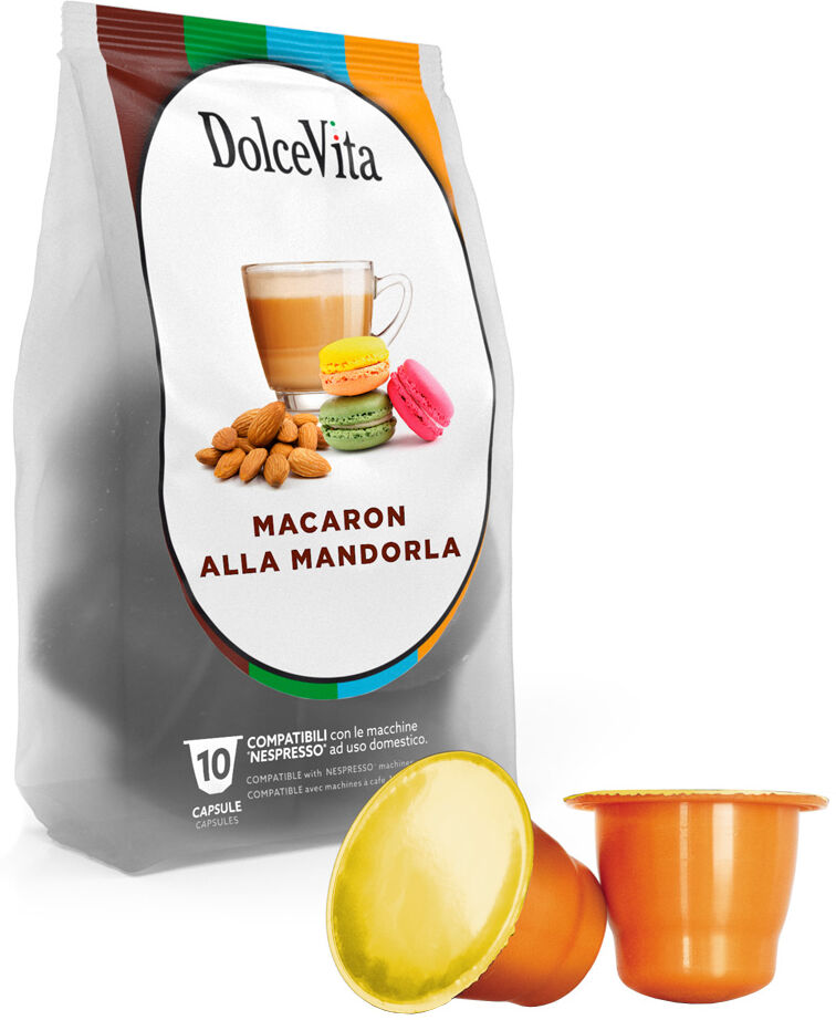 Dolce Vita Macaron Alla Mandorla pour Nespresso. 10 Capsules