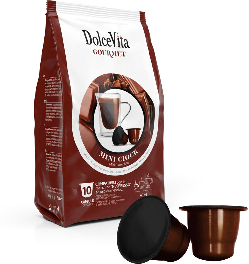 Dolce Vita MiniCiock pour Nespresso. 10 Capsules