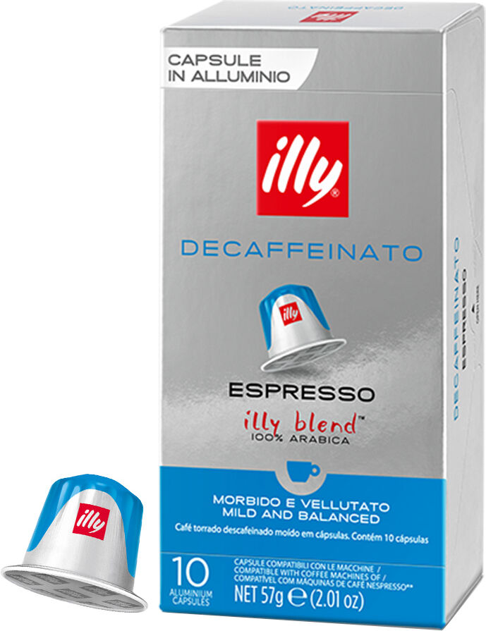 illy Décaféiné pour Nespresso. 10 Capsules