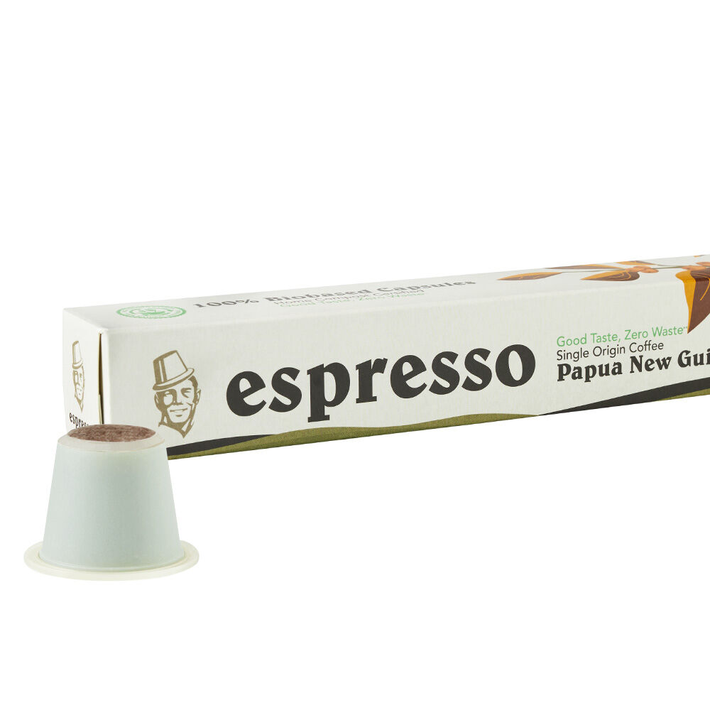 Kaffekapslen Espresso Papua New Guinea pour Nespresso. 10 Capsules