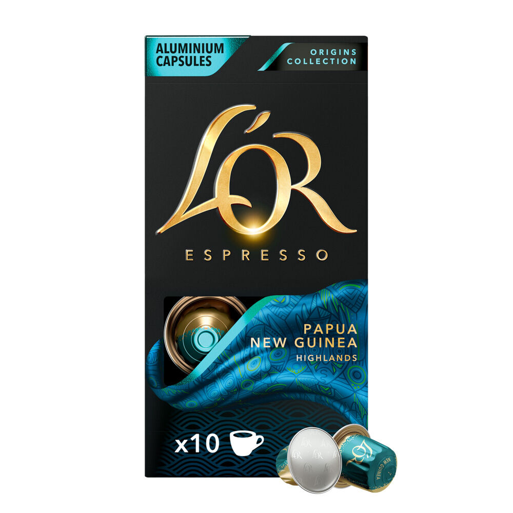 Nespresso L'OR Papua New Guinea pour Nespresso. 10 Capsules