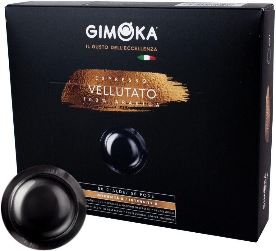 Gimoka Espresso Vellutato pour Nespresso Pro. 50 Capsules