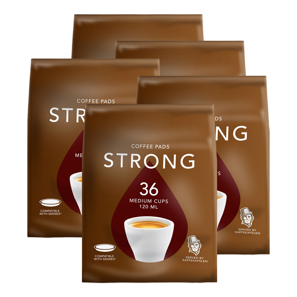 Senseo Kaffekapslen Strong (Tasse simple) pour Senseo. 180 dosettes