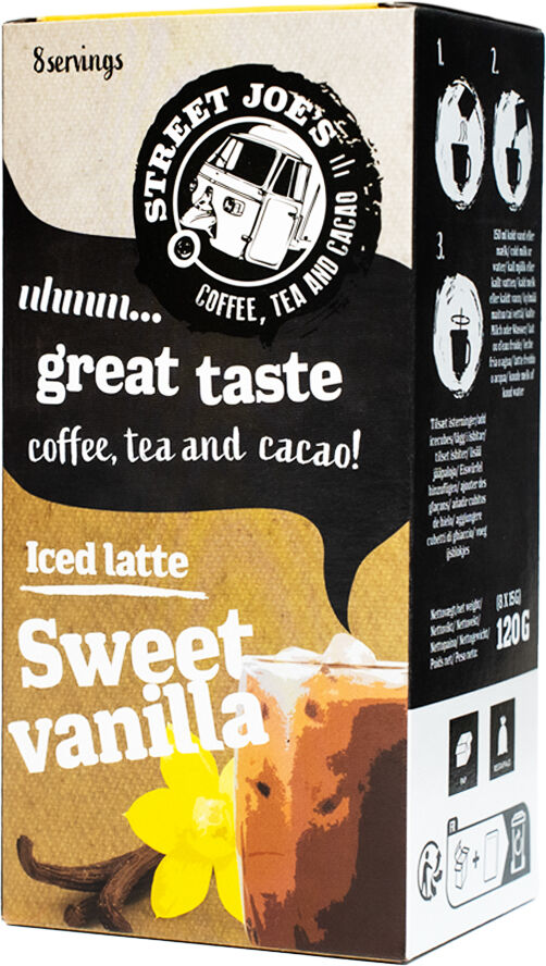 Vanilla Iced Latte - Street Joe's - 8 sachets de café instantané