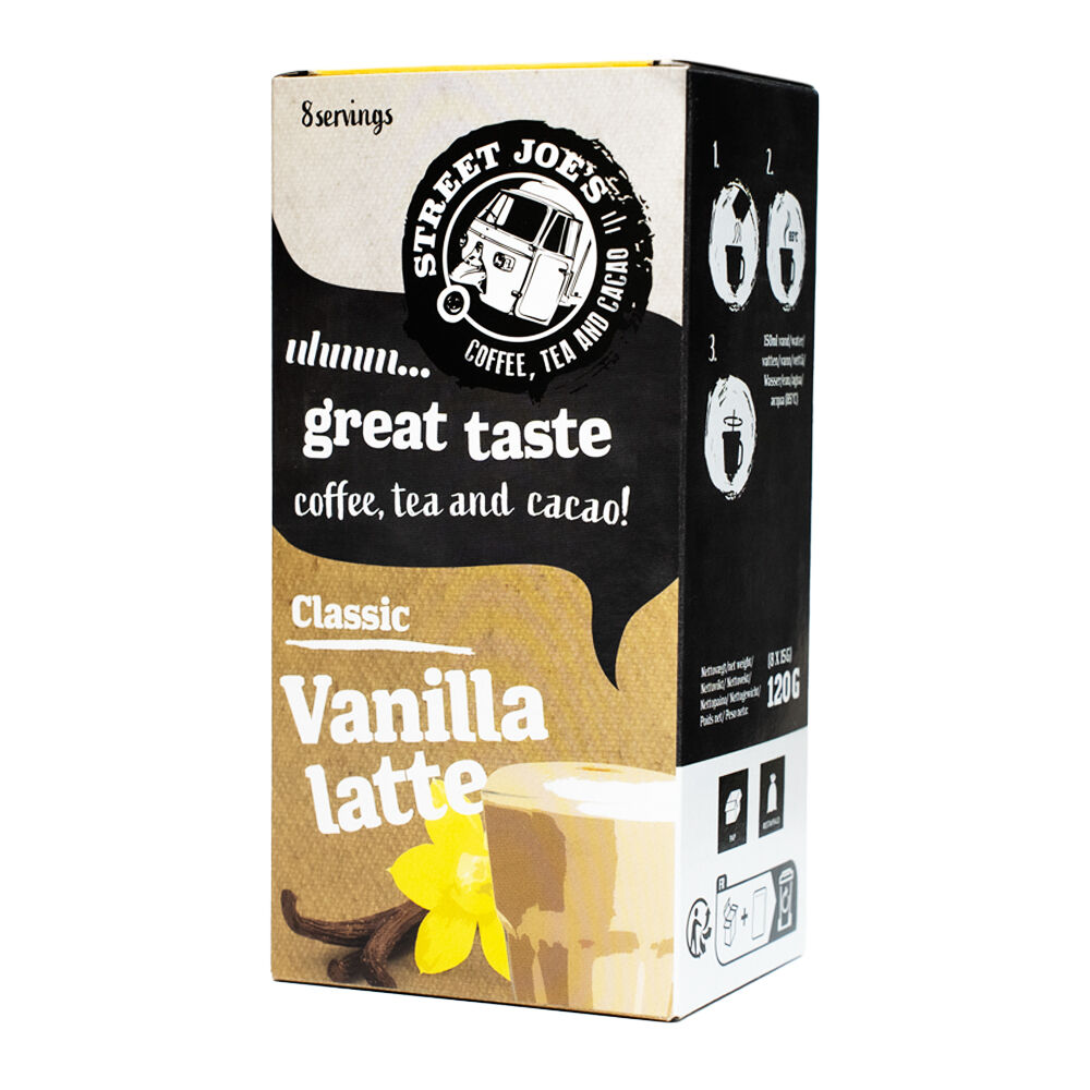Street Joe's Vanilla Latte - Street Joe's - 8 sachets de café instantané