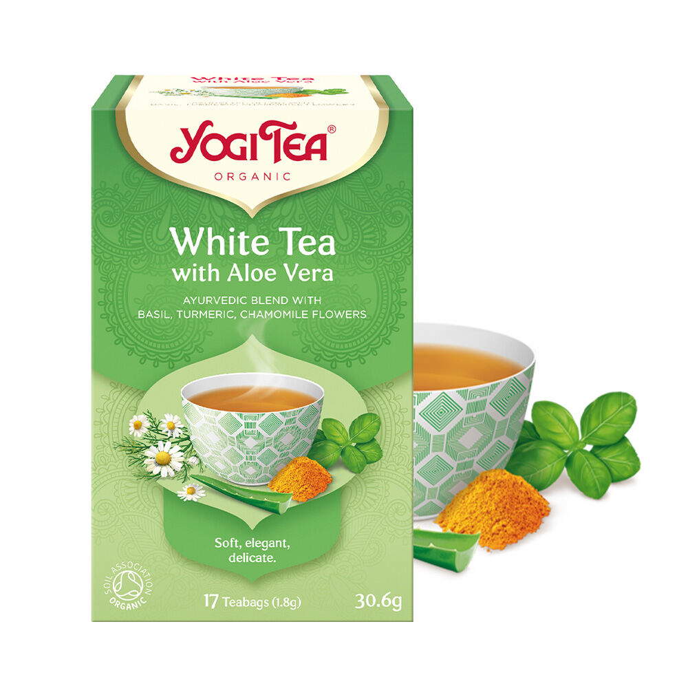 Yogi Tea Aloe Vera Thé Blanc - 17 sachets de thé