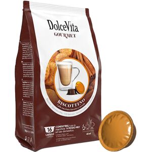 Mitac Dolce Vita Biscottino pour Lavazza a Modo Mio. 16 Capsules