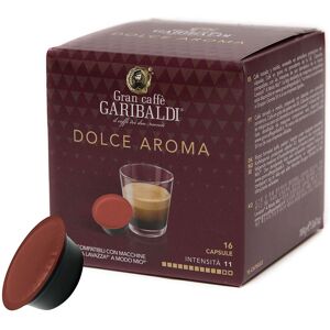 Mitac Garibaldi Dolce Aroma pour Lavazza a Modo Mio. 16 Capsules