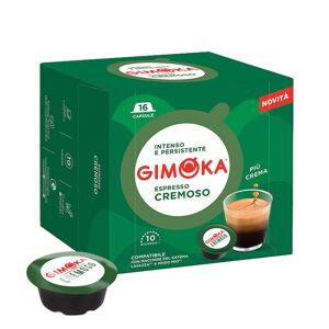Mitac Gimoka Cremoso pour Lavazza a Modo Mio. 16 Capsules