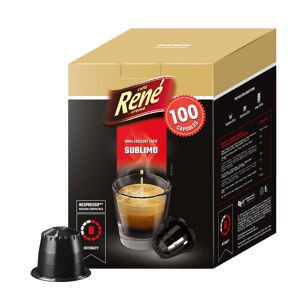 Cafe Rene Big Pack Sublimo pour Nespresso. 100 Capsules
