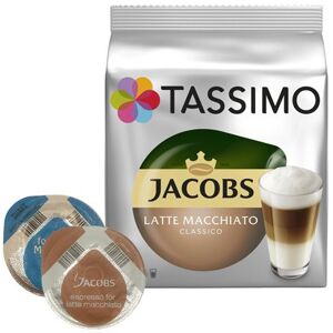 Jacobs Latte Macchiato Classico pour Tassimo. 16 Capsules