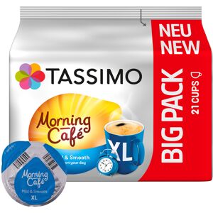 Tassimo Morning Cafe XL Mild & Smooth pour Tassimo. 21 Capsules