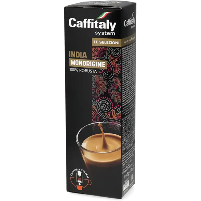 Caffitaly India - 10 Capsules de café pour Caffitaly - Publicité Caffitaly India - 10 Capsules de café pour Caffitaly - Publicité