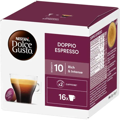 Capsules de café Nescafé Doppio Espresso - Café - Publicité Capsules de café Nescafé Doppio Espresso - Café - Publicité