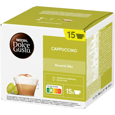 Nescafé® Cappuccino - 30 Capsules de café pour Dolce Gusto - Cappuccino - Publicité Nescafé® Cappuccino - 30 Capsules de café pour Dolce Gusto - Cappuccino - Publicité