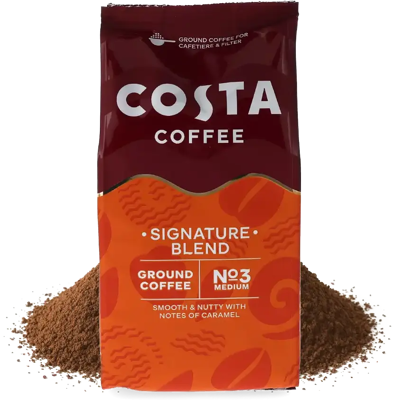 Costa Signature Blend - 200 g de café moulu - Publicité Costa Signature Blend - 200 g de café moulu - Publicité
