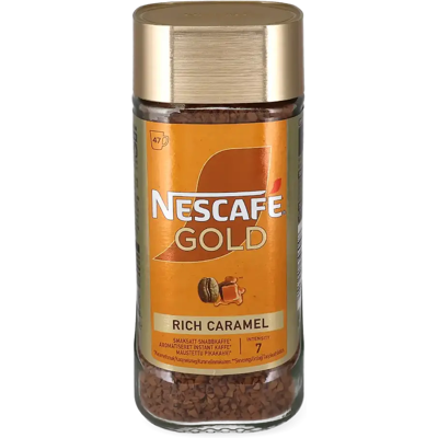 Nescafé Gold Caramel - 95 g de café soluble - Publicité Nescafé Gold Caramel - 95 g de café soluble - Publicité
