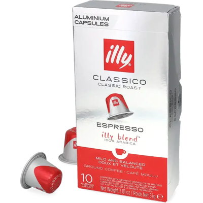 illy Espresso Classico - 10 Capsules de café pour Nespresso® - Espresso - Compatible Nespresso® - Publicité illy Espresso Classico - 10 Capsules de café pour Nespresso® - Espresso - Compatible Nespresso® - Publicité
