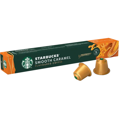 Starbucks Caramel Nespresso - 10 Capsules - Publicité Starbucks Caramel Nespresso - 10 Capsules - Publicité